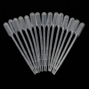 KINGLAKE Plastic Transfer Pipettes 1ml,Essential Oils Pipettes,Gradulated,Pack of 100