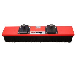 vestil vswp-48 fork truck mounted sweeper with 48" brush, red