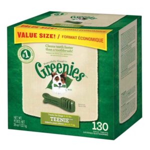 greenies dog dental chew treats teenie 36oz 130ct