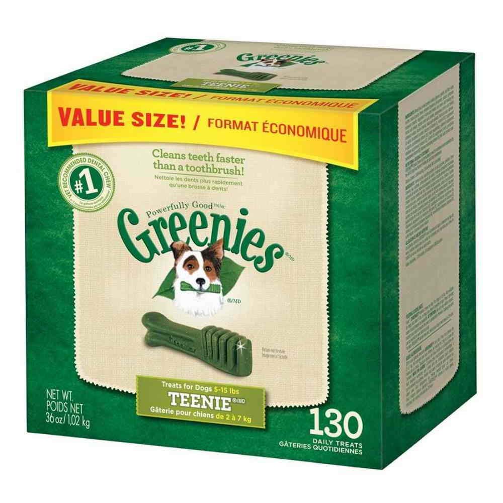 Greenies Dog Dental Chew Treats Teenie 36oz 130ct