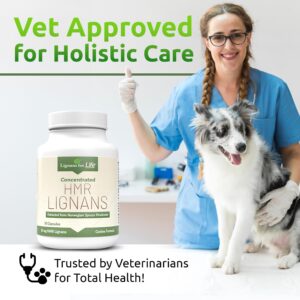 Lignans For Life HMR LIGNANS 10mg Capsules - Perfect for Small Dog Breeds - Dog Vitamin for Healthy Pet | Natural Dog Multivitamin | Dog Wellness Supplement | Pet Vitamin | Dog Nutritional Supplement