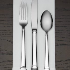 Lenox Eternal 20-Piece Flatware Set, 3.20 LB, Metallic