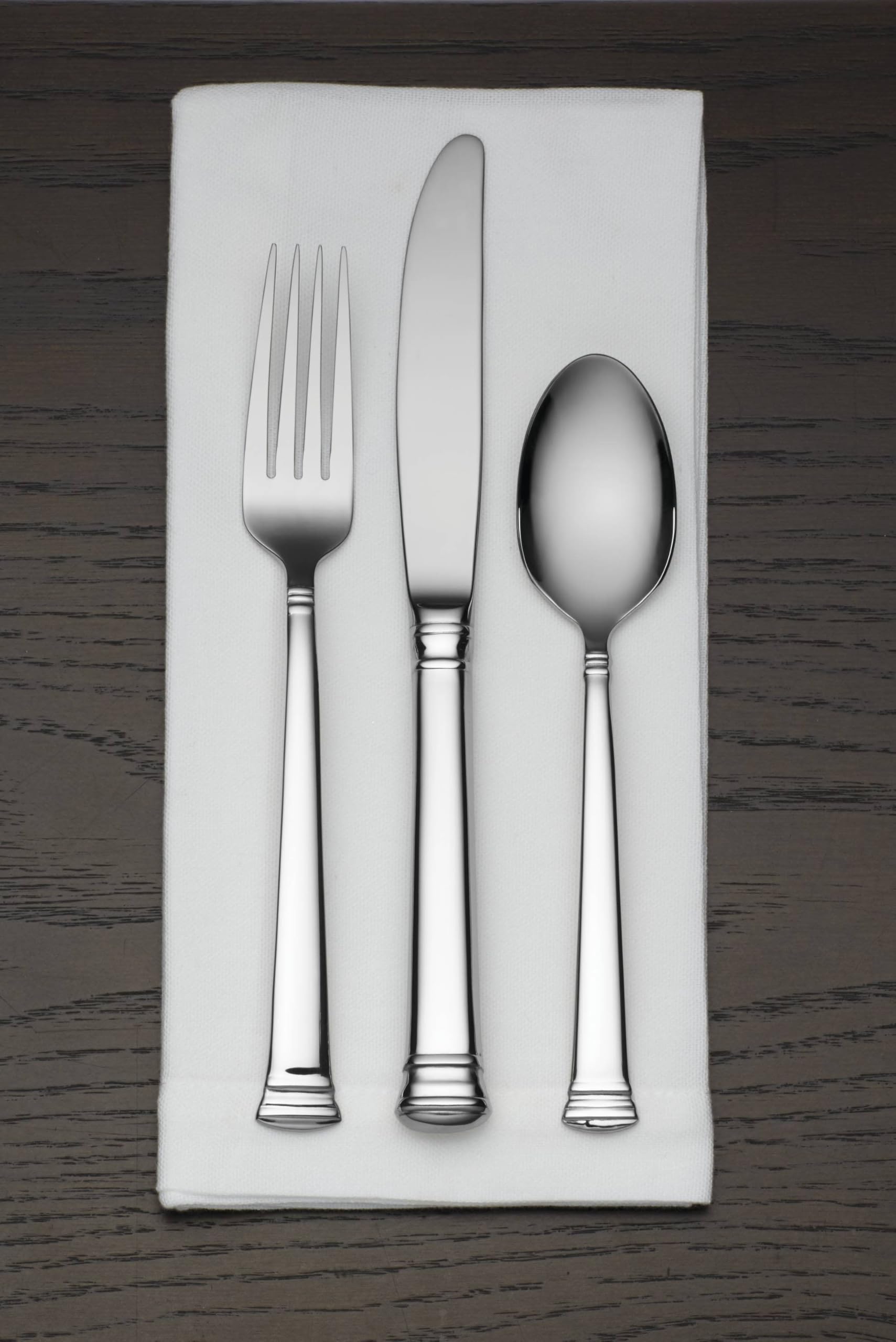 Lenox Eternal 20-Piece Flatware Set, 3.20 LB, Metallic