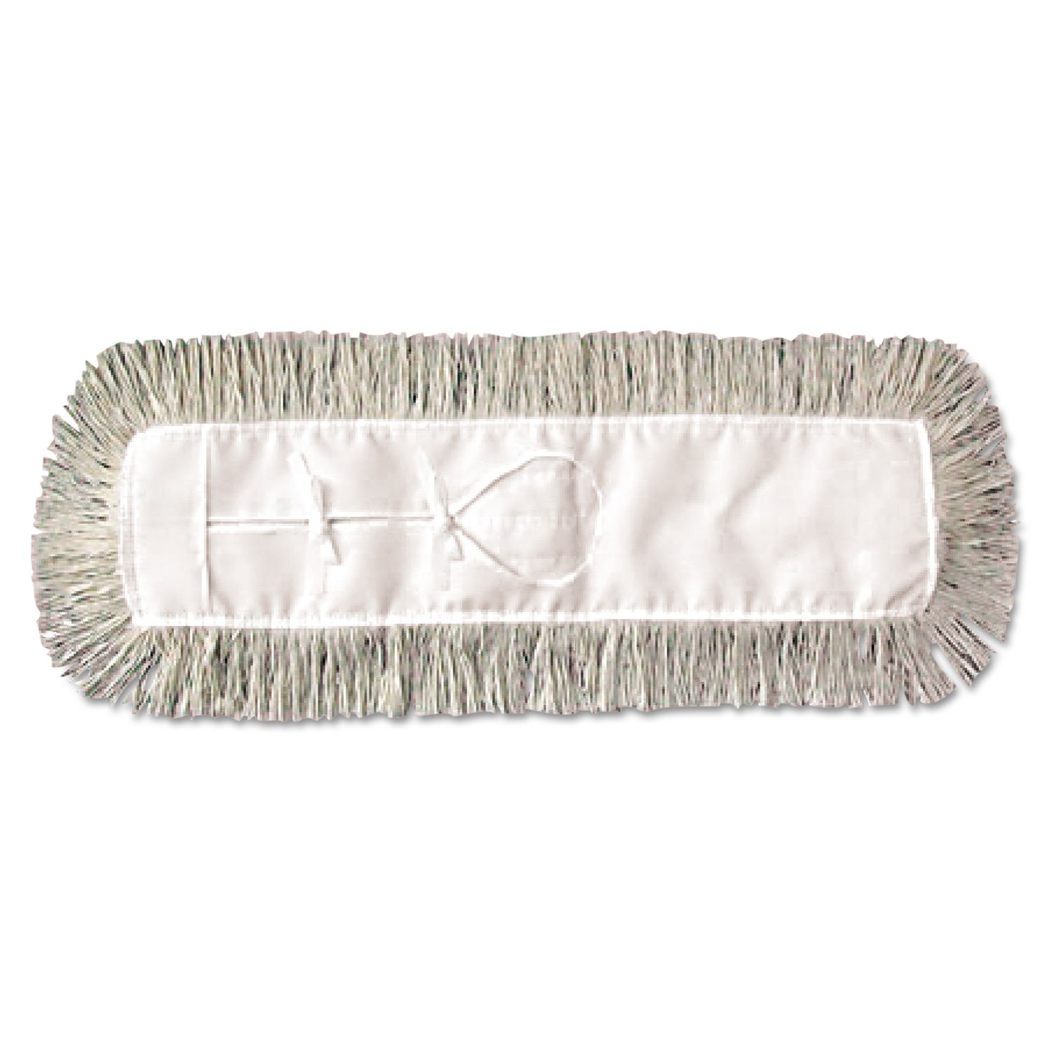 Boardwalk BWK1018 18 in. x 3 in. Cotton Dust Mop Head - White