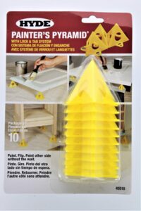 2-packs - painter's pyramid stands, yellow