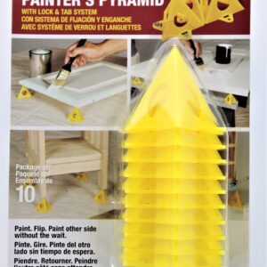 2-PACKS - Painter's Pyramid Stands, Yellow