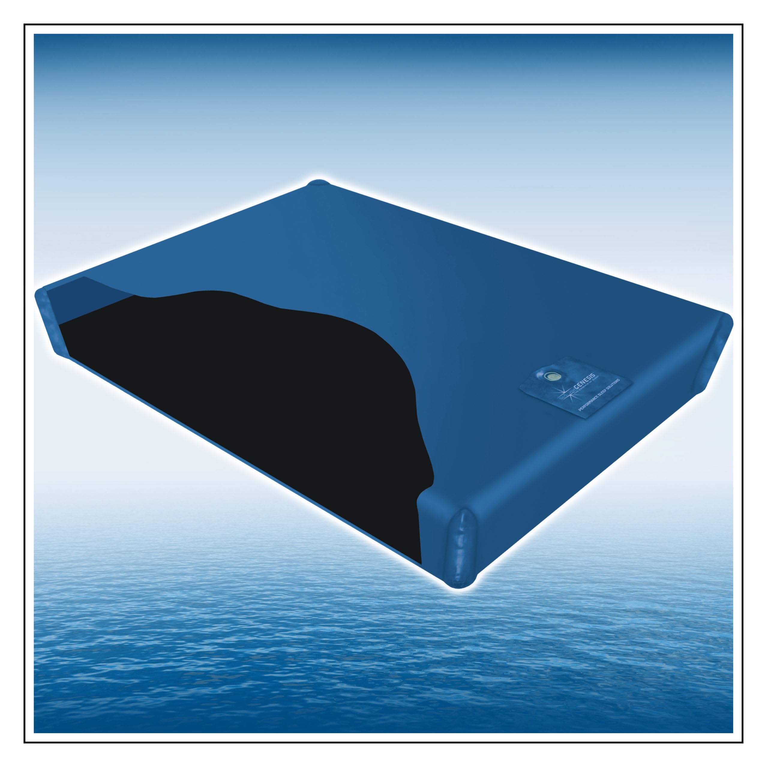 Double Size Deep Fill Free Flow Replacement Bladder For Softside (foam rail) Waterbed. Includes Liner and Fill & Drain Kit