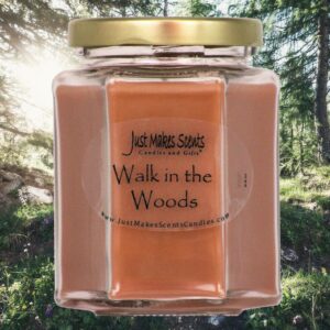 Walk in The Woods Scented Blended Soy Candles by Just Makes Scents