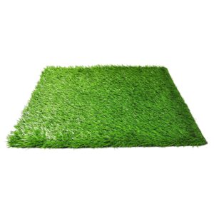 downtown pet supply replacement dog potty grass, 20 x 25 - washable synthetic grass pad for dogs, suitable as indoor or outdoor grass pee turf - dog housebreaking supplies