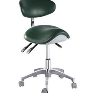 Standard Dental Mobile Chair Saddle-1 Doctor's Stool Micro Fiber Leather Chair