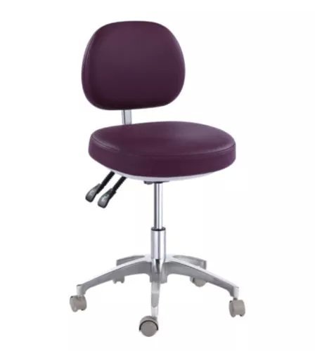 Mobile Chair Surgical Doctors Nurse Stool with Backrest QY500 Deluxe Type Sold by Oubo Dental