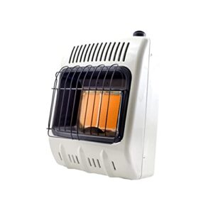 Mr. Heater MHVFRD10LP 10,000 BTU Radiant Vent Free Propane Heater for Cold Rooms, Additions, Sun Rooms & Cabins - White