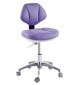 aphrodite portable micro fiber leather dentist chair doctor's stool mobile chair height adjustment from purple-violet