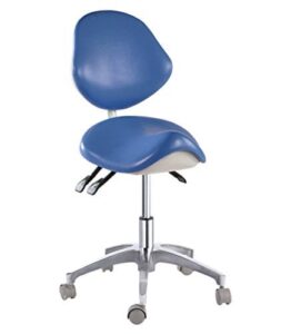 aphrodite®mobile chair saddle doctor's stool micro fiber leather