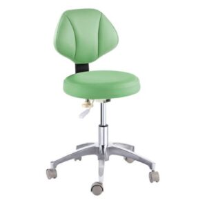 pu leather medical dental dentist's chair doctor's stool adjustable mobile chair qy90e