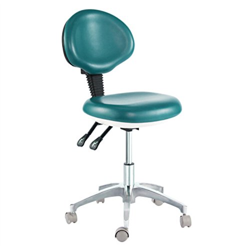 Dental Mobile Chair Doctor's Stool PU Leather Dentist Seat Height Adjustment CE