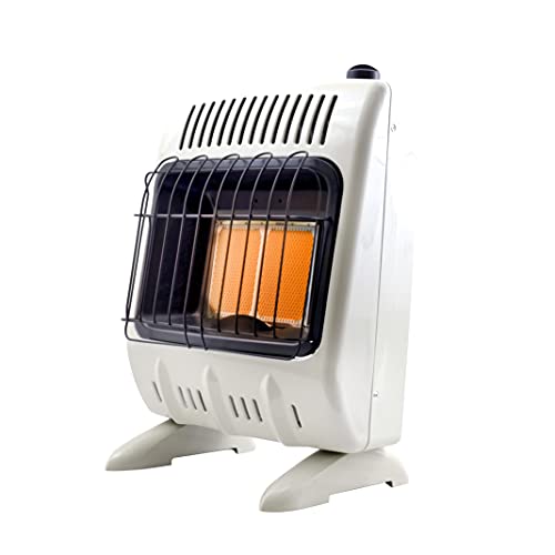 Mr. Heater MHVFRD10LP 10,000 BTU Radiant Vent Free Propane Heater for Cold Rooms, Additions, Sun Rooms & Cabins - White