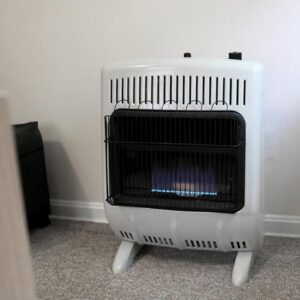 Mr. Heater MHVFBF20NGT 20,000 BTU Vent Free Blue Flame Natural Gas Heater & Supplemental Heat in Cold Rooms, Additions, Sun Rooms & Cabins - White