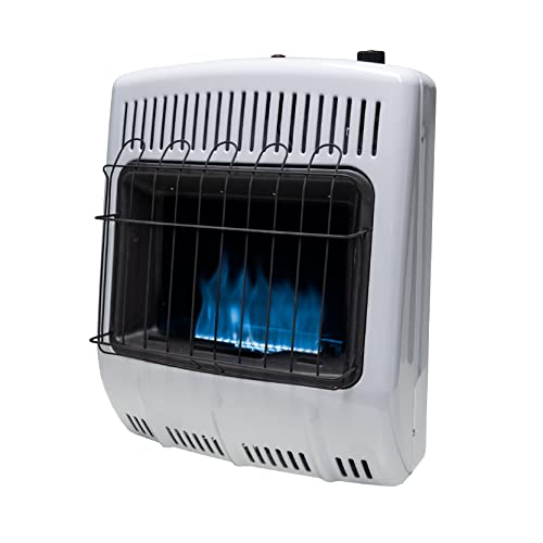 Mr. Heater MHVFBF20NGT 20,000 BTU Vent Free Blue Flame Natural Gas Heater & Supplemental Heat in Cold Rooms, Additions, Sun Rooms & Cabins - White