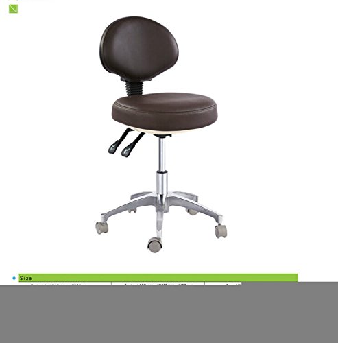 Dental Mobile Chair Doctor's Stool Micro Fiber Leather Seat Height Adjustment CE