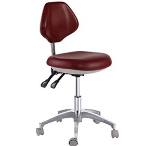 APHRODITE Dental Mobile Chair Doctor's Stool PU Leather Dentist Doctor Chair from Purple-Violet