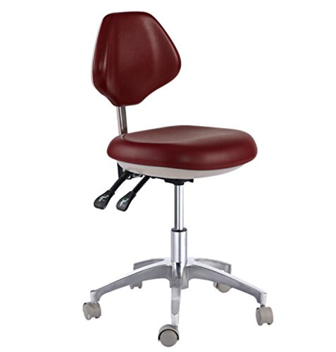 APHRODITE Dental Mobile Chair Doctor's Stool PU Leather Dentist Doctor Chair from Purple-Violet