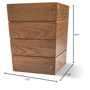 Whitecap 63102 Teak Small Waste Basket