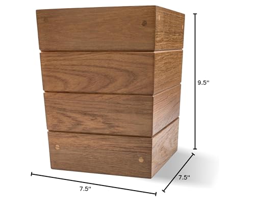 Whitecap 63102 Teak Small Waste Basket