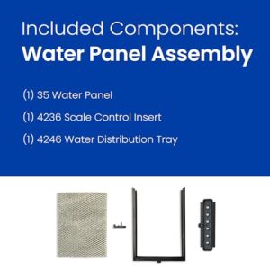 AprilAire 4750 Humidifier Maintenance Kit with Water Panel Model No. 35 Humidifier Replacement Filter for AprilAire Whole-House Humidifier Models: 700, 700A, 700M, 760, 760A, 768