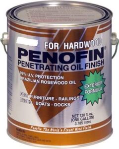 penofin deep penetrating oil treatment for exotic hardwood exterior, wood stain ipe finish (1 gallon)