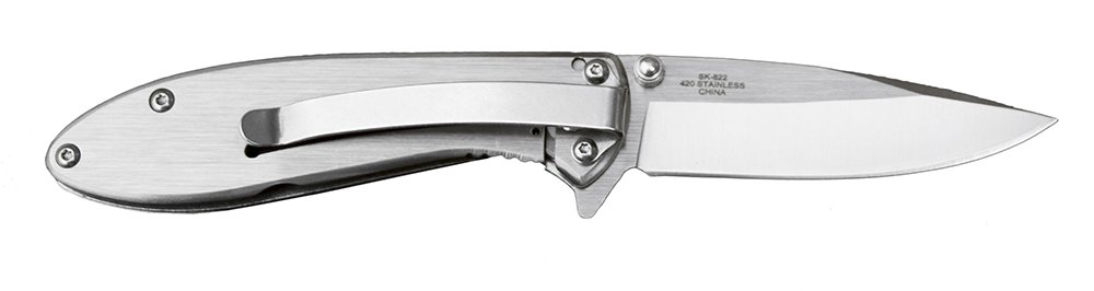 Sarge Knives - Hawk Swift Assisted Fold Knife - Chrome (SK-822)