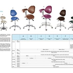 APHRODITE Standard Dental Mobile Chair Saddle Doctor's Stool PU Leather Dentist Chair from Aries Outlets