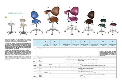 APHRODITE Standard Dental Mobile Chair Saddle Doctor's Stool PU Leather Dentist Chair from Aries Outlets