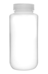 eisco reagent bottle, 1000ml - wide mouth with screw cap - polypropylene - translucent labs