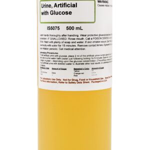 ALDON Innovating Science Simulated (Fake) Fluid with Glucose, 500mL - for Simulated Urinalysis Tests in School Labs Only - Cannot Be Used for Drug Test Evasion - The Curated Chemical Collection