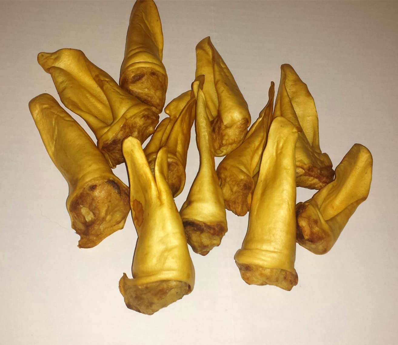 HDP Large Lamb Ears Made in USA, Smoked, Pack of 50