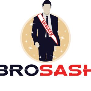 BroSash "Best Man" Bachelor Party Sash - Groom to Be Ideas | Gifts Joke Favors Bachelorette Party Supplies Decorations Decor Wedding Shower Gift Bride Engagement Set for Men Bridal Parties Black