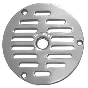 fleximatic 4490 stainless steel grating 4 3/4"", polished finish