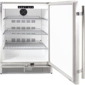 Blaze Grills Outdoor Rated Stainless 24" Refrigerator 5.2 CU