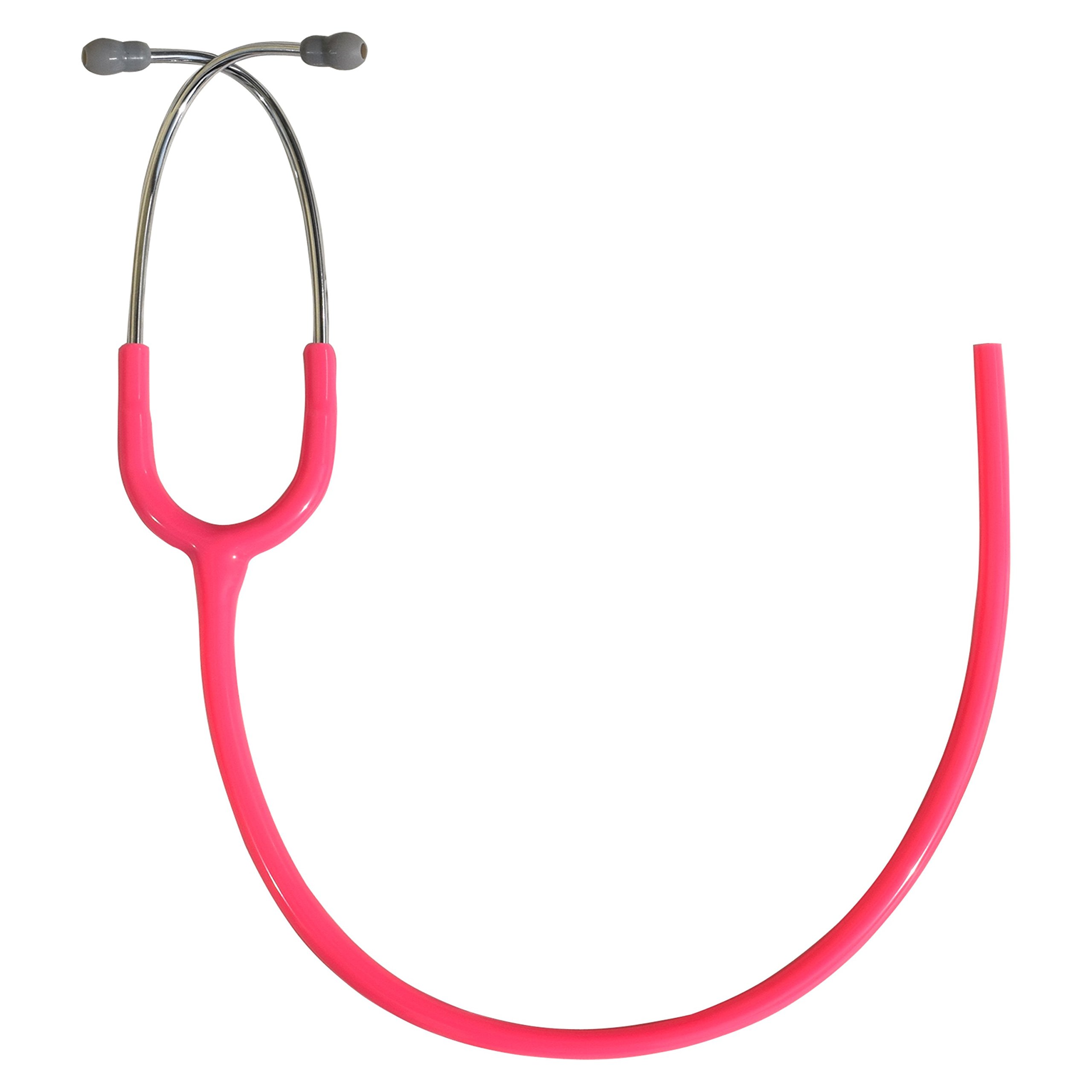 (Stethoscope Binaural) Replacement Tube by Reliance Medical fits Littmann® Classic II PEDIATRIC, Classic II SE, Select, Master Classic II, and Infant Stethoscope - NEON PINK TUBING