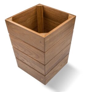 Whitecap 63102 Teak Small Waste Basket