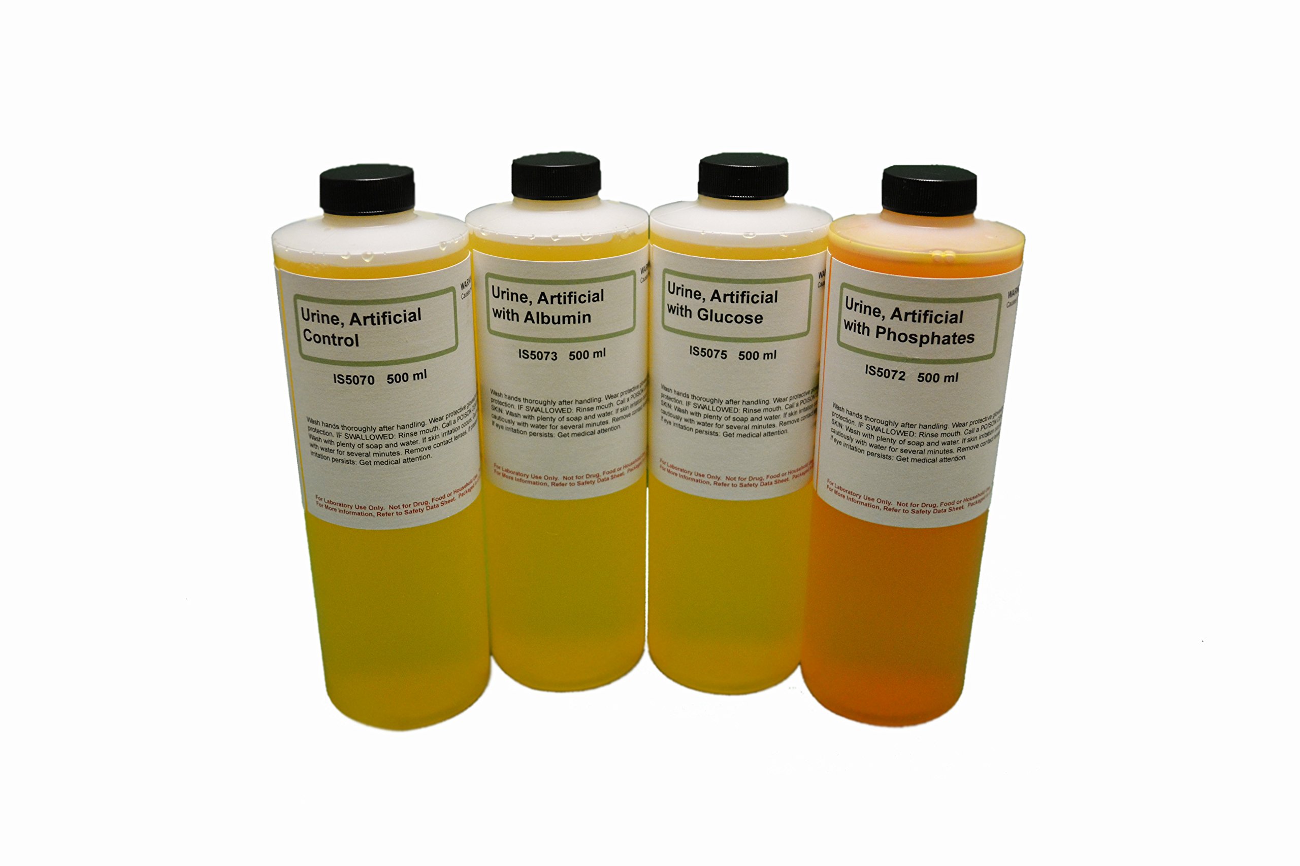 ALDON Innovating Science - Understanding Urinalysis - Demonstration of Urinalysis Techniques - Set of 4: Control, Albumin, Glucose, Phosphates- Cannot be Used for Drug Test Evasion