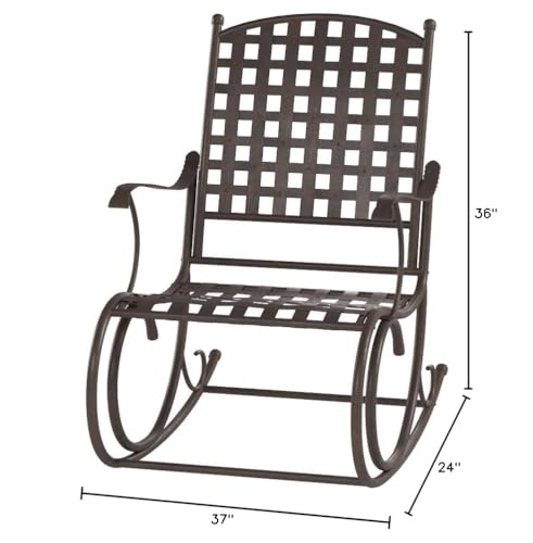 International Caravan Sante Fe Nailhead Rocker Bronze