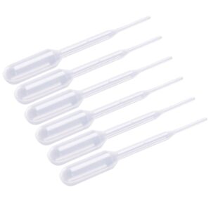 mudder 200 pieces 0.2 ml capacity disposable graduated transfer pipettes dropper polyethylene