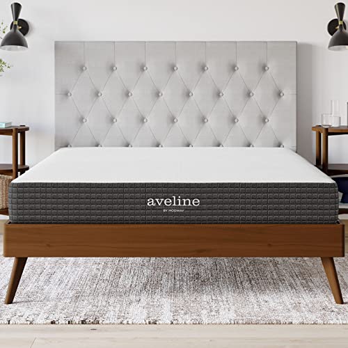 Modway Aveline Gel Infused Memory Mattress with CertiPUR-US Certified Foam, Queen, White