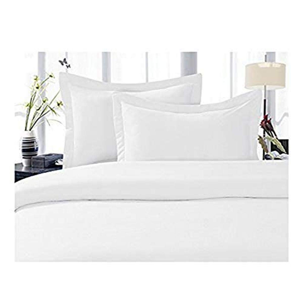 CELINE LINEN Best, Softest, Coziest Duvet Cover Ever! 1500 Premier Hotel Quality Luxury Super Soft Wrinkle Free 3-Piece Duvet Cover Set, Full/Queen, White