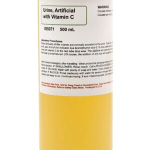 ALDON Innovating Science - Understanding Urinalysis - Demonstration of Urinalysis Techniques - Fluid with Vitamin C - 500mL