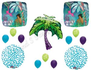 jungle book happy birthday balloons decoration supplies party disney mowgli baloo