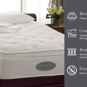 Westin Exclusive Heavenly Bed - 14" Pocket Coil Mattress with Quilted Pillowtop - Mattress and Box Spring Set - King - Standard Box Spring (8.75")