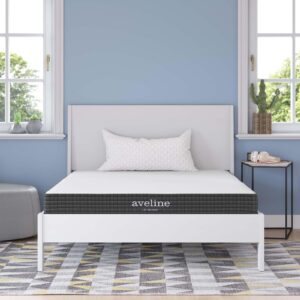 Modway Aveline Gel Infused Memory Mattress with CertiPUR-US Certified Foam, Full, White